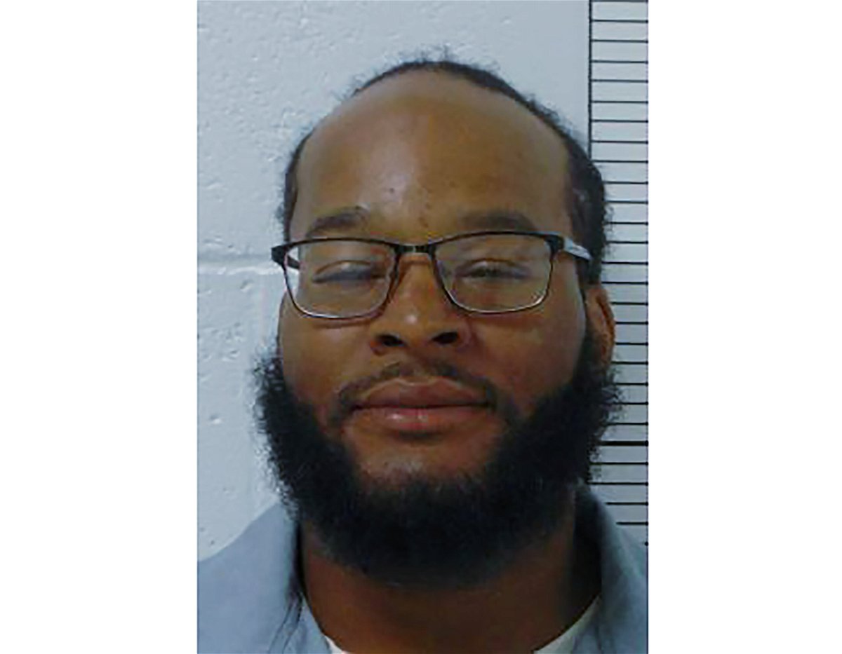 This photo provided by the Missouri Department of Corrections shows Kevin Johnson. The Missouri man sentenced to death for killing a police officer in a fit of rage over his brother's death is asking the U.S. Supreme Court to halt the execution planned for later this month, in part because the man was a teenager at the time of the killing. 