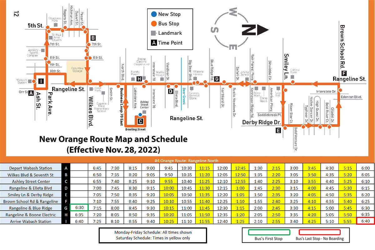 A look at the new bus route that will include the Room at the Inn.