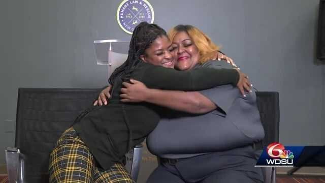 <i>WDSU</i><br/>Tenia Hill (left) was robbed at gunpoint then forced into a freezer at a McDonald's. When she went to call 911