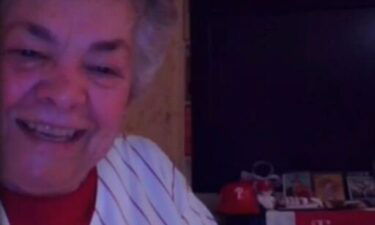 Sister Linda follows strict routine on Phillies game day.