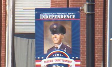Hometown veterans being honored with banners at Independence Square.