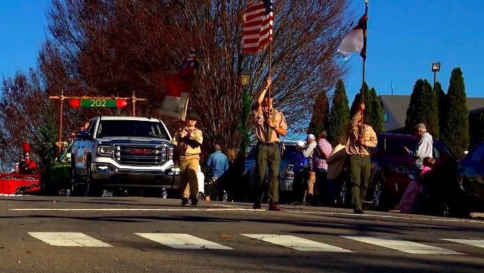 <i>WLOS</i><br/>The town of Franklin officially rang in the holiday season Sunday