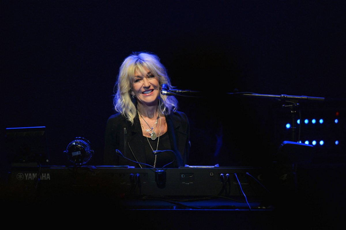 <i>Thomas Cooper/Getty Images North America/Getty Images</i><br/>Christine McVie of Fleetwood Mac performs at the Paramount Theatre on July 27