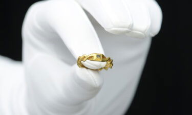 The diamond ring is thought to be a wedding band for nuptials in 1388.