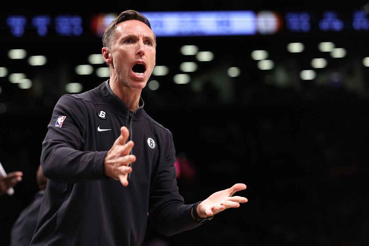 <i>Dustin Satloff/Getty Images</i><br/>Steve Nash was appointed as the Nets head coach in 2020.