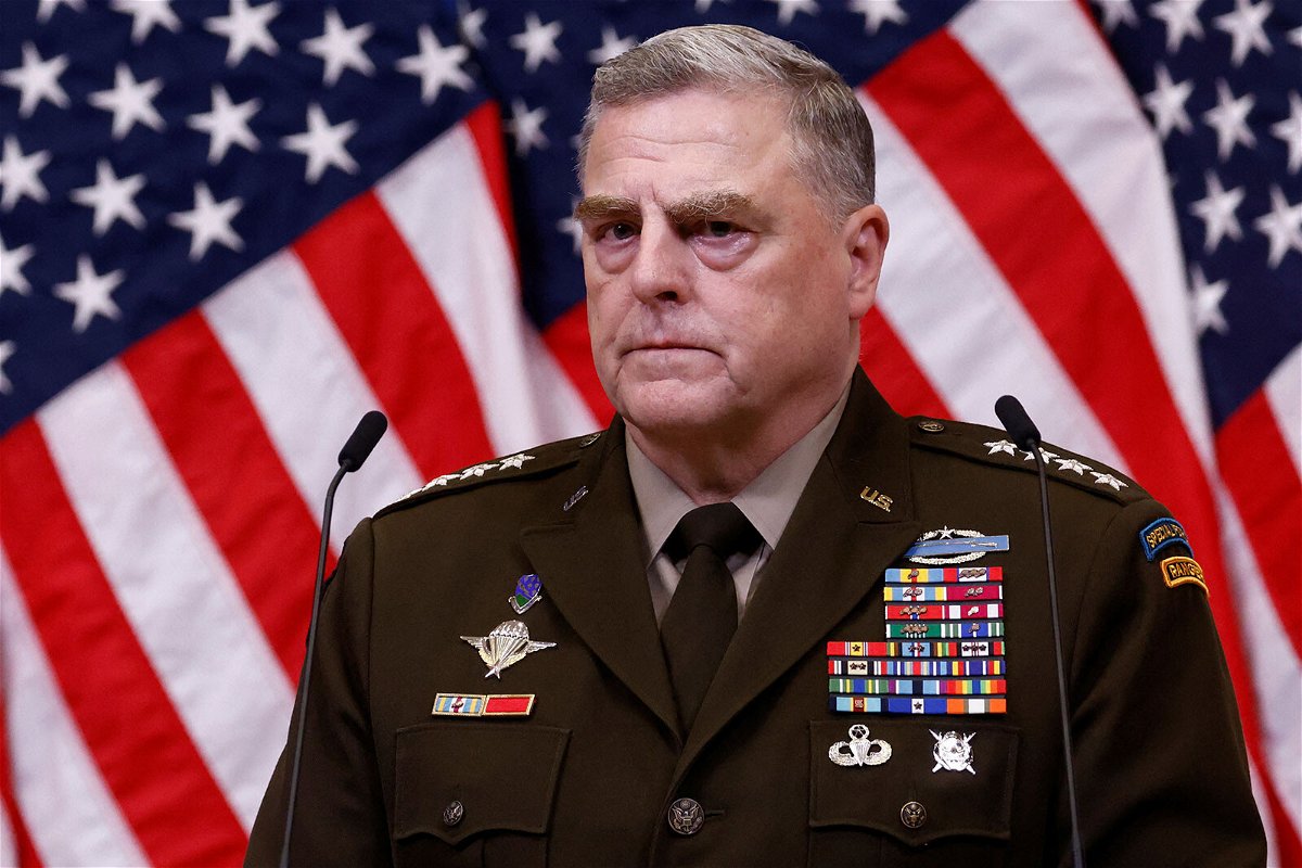 <i>Yves Herman/Reuters/FILE</i><br/>Chairman of the Joint Chiefs of Staff Mark Milley