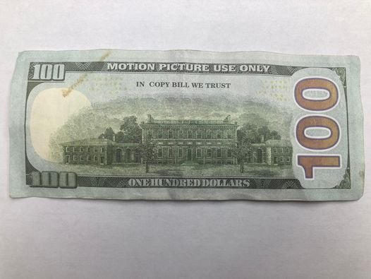 Movie prop money being used at Chatham businesses