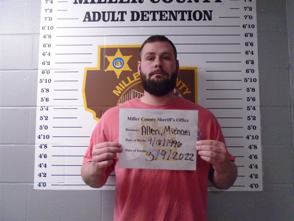 A Miller County judge sentenced Michael Allen to 10 years in prison on Wednesday, Dec. 14, 2022. The Missouri Department of Corrections could release Allen on probation if he successfully completes a 120-day sexual offender assessment program. 