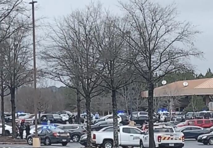 <i>@CobbPoliceDept/Twitter</i><br/>Police responded Wednesday to a shooting with injuries at a Walmart in Marietta