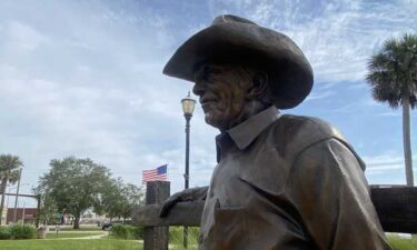 The city of Okeechobee is beaming with pride after recently showcasing its new community arts project at Flagler Park called the Bronze Cattle Drive Sculpture.