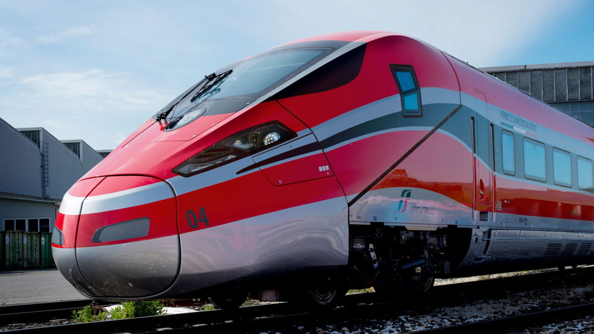 <i>Alessandro Rota/Getty Images</i><br/>Italy's Red Arrow or Frecciarossa trains can hit speeds of 400 kph.