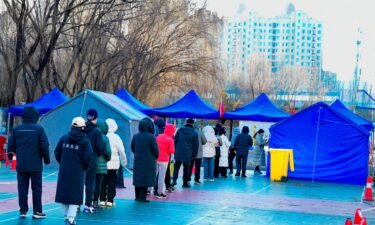 Residents line up for Covid tests in Hohhot