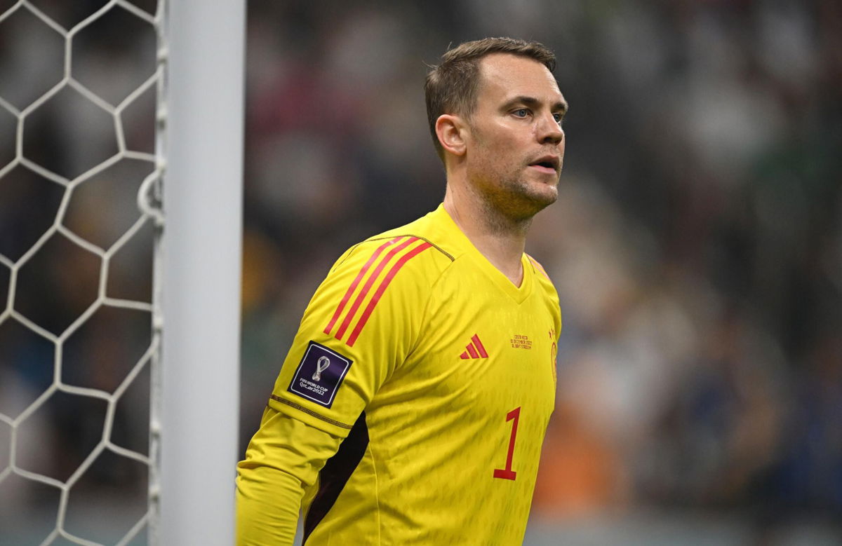 <i>Stuart Franklin/Getty Images Europe/Getty Images</i><br/>Manuel Neuer had gone on holiday after Germany failed to qualify for the last 16 at Qatar 2022.