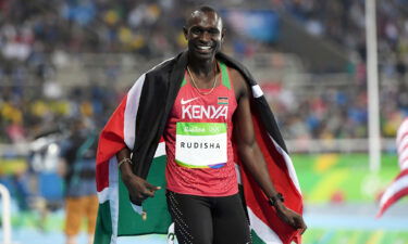 Rudisha won his second gold medal in the 800m at Rio 2016.