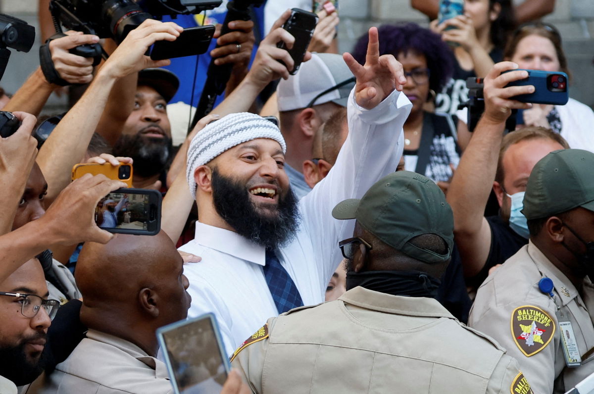 <i>Evelyn Hockstein/Reuters</i><br/>Hae Min Lee's brother is requesting a redo of the hearing that vacated Adnan Syed's murder conviction. Syed waves as he leaves the courthouse in Baltimore