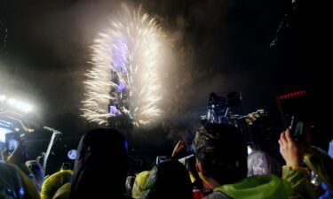 The Taipei 101 building makes for an incredible fireworks launching pad.