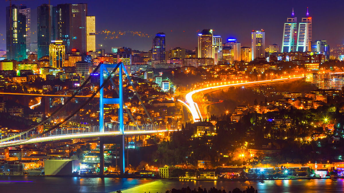 <i>Photosensia/iStockphoto/Getty Images</i><br/>15th July Martyrs Bridge was the first to span the Bosphorus.