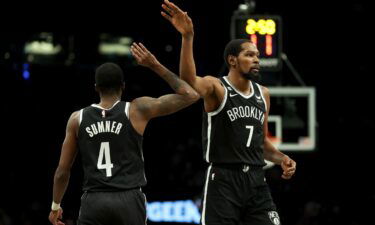 The Brooklyn Nets put up a franchise record 91 points in the first half