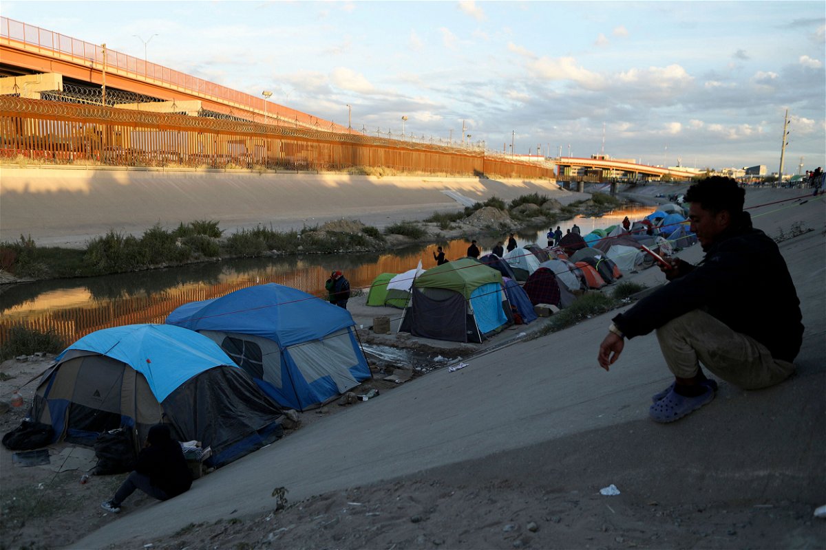 <i>Herika Martinez/AFP/Getty Images</i><br/>The Biden administration has decided to appeal a federal court decision that blocked the use of a controversial Trump-era policy allowing for the swift removal of migrants at the US-Mexico border. Migrants are seen in Ciudad Juarez