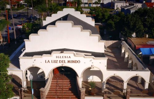 One of La Luz Del Mundo's many churches is pictured here