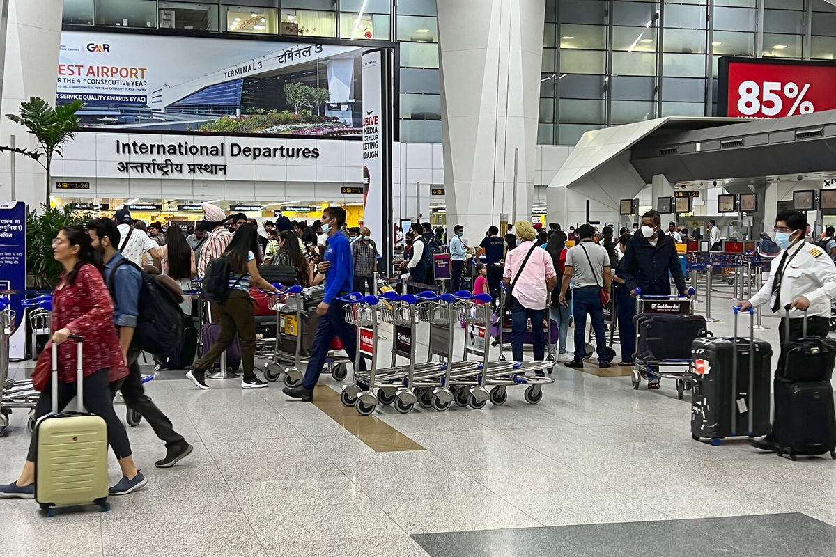 <i>Creative Touch Imaging Ltd./NurPhoto/Getty Images</i><br/>Indira Gandhi International Airport in Delhi