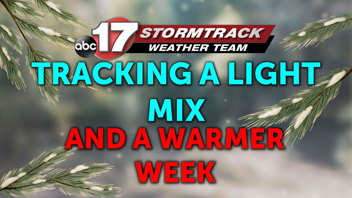 Tracking A Light Wintry Mix Overnight And A Warmer Start To The Week ...