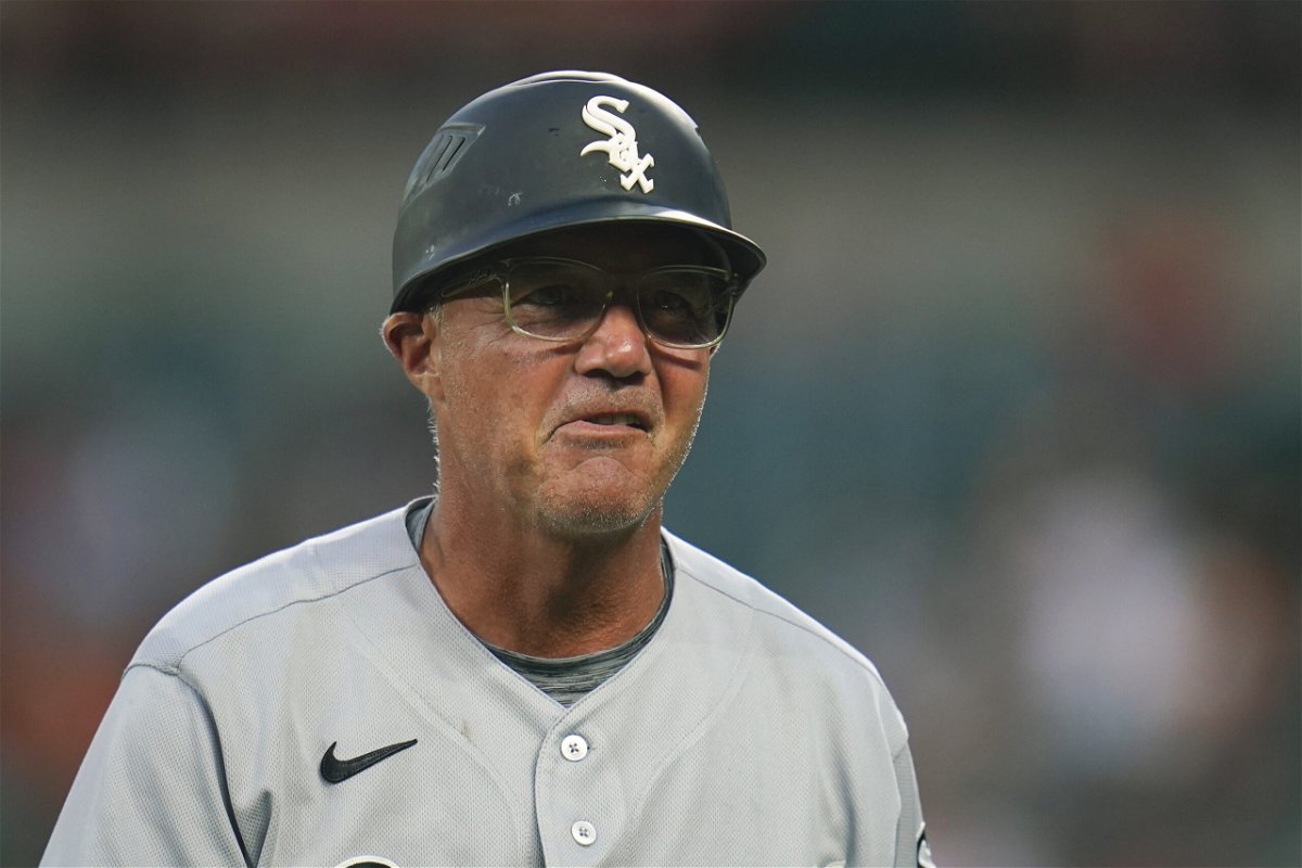 FILE - Chicago White Sox third base coach Joe McEwing looks on during the second inning of a baseball game against the Baltimore Orioles, Tuesday, Aug. 23, 2022, in Baltimore. The Cardinals hired Joe McEwing as their new bench coach Thursday, Jan. 12, 2023, to replace longtime star Matt Holliday, who took the job in November but quit to spend more time with his family. The 50-year-old McEwing, who was originally drafted by the Cardinals in 1992 and played two seasons for St. Louis, has spent the past 15 years with the White Sox. 