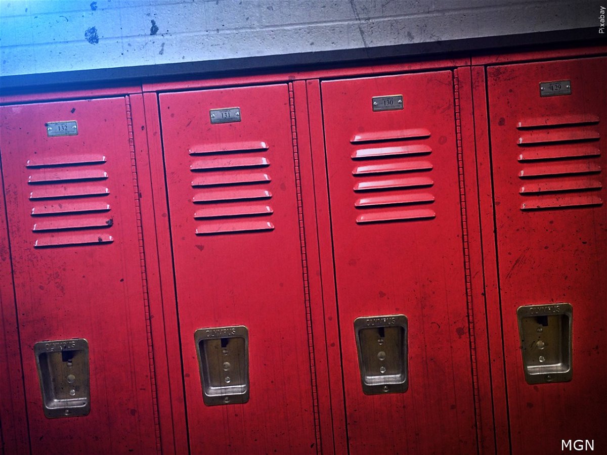 A photo of lockers.