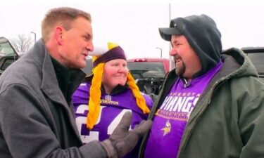 The biggest win we found for the Minnesota Vikings on New Year's Day in Green Bay came at a tailgate party