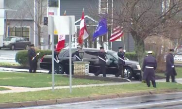 Hundreds of firefighters from across Connecticut and neighboring states gathered to pay tribute to Matthias Wirtz.
