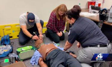 EMS personnel used lifelike mannequins