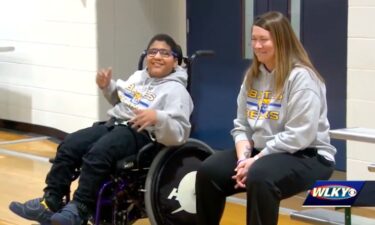 Bates Elementary School fourth-grader Peter Murry is an inspiration.  "Anything can happen if you just put your mind to it