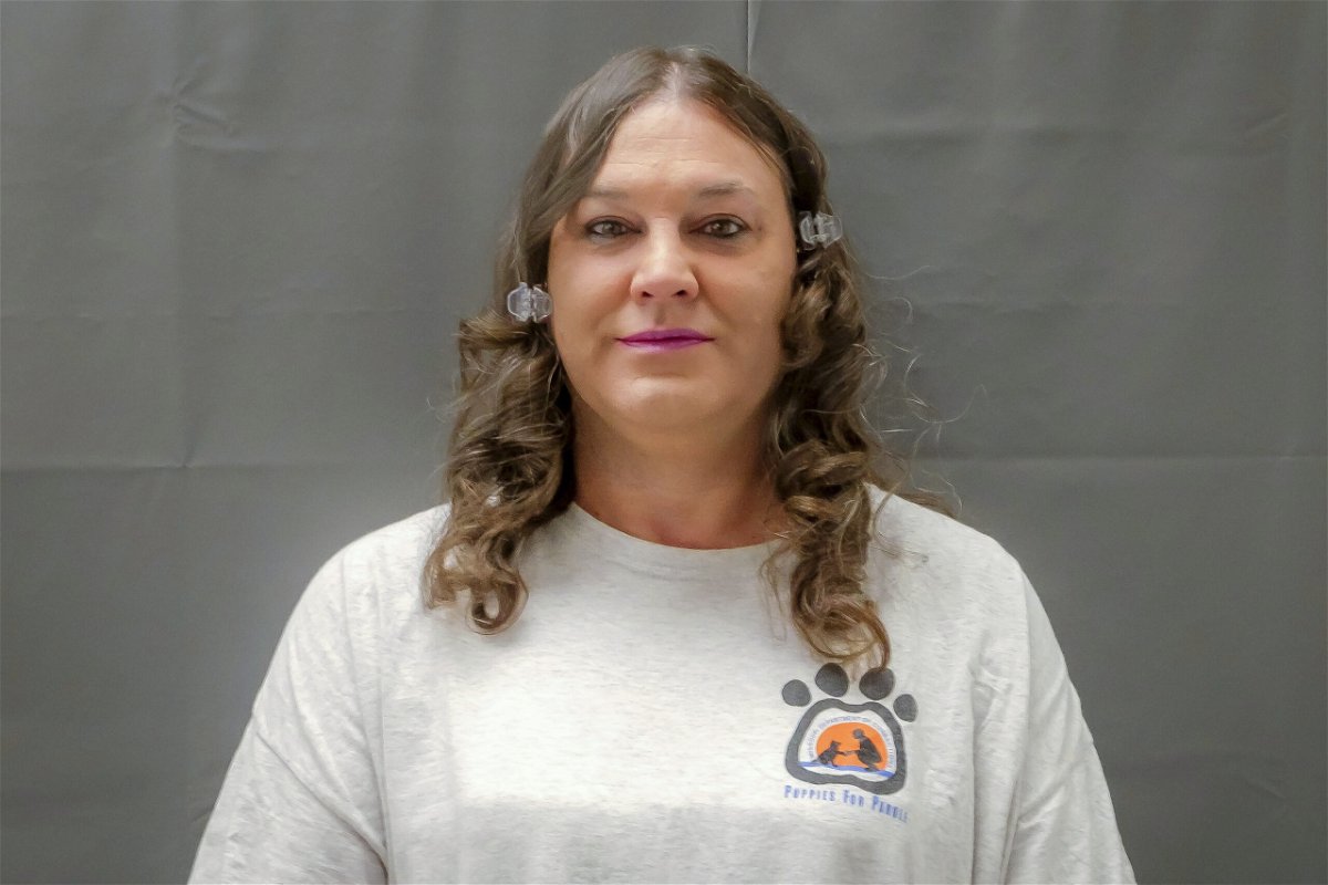 FILE - This photo provided by the Federal Public Defender Office shows death row inmate Amber McLaughlin. Unless Missouri Gov. Mike Parson grants clemency, McLaughlin will become the first transgender woman executed in the U.S. She is scheduled to die by injection Tuesday, Jan 3, 2022, for stabbing to death a former girlfriend, Beverly Guenther, in 2003. 