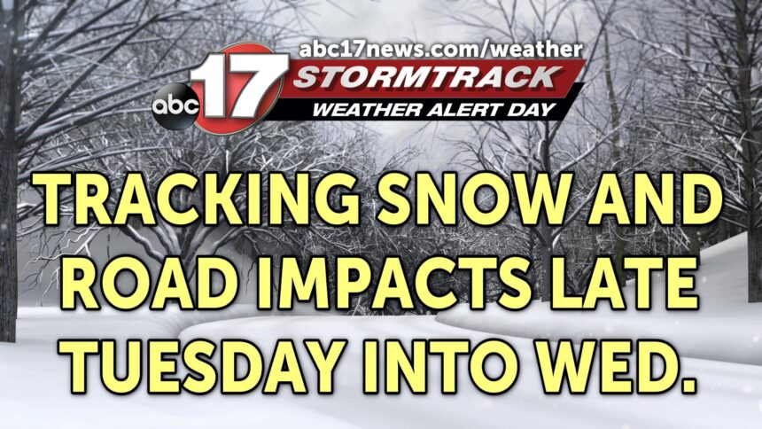 Tracking Rain And Accumulating Snow By Tomorrow Night - ABC17NEWS