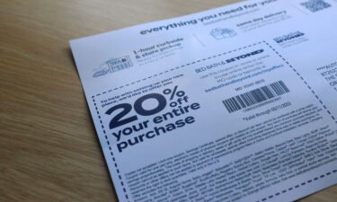 Bed Bath & Beyond says its days are numbered. The same might be true for its big blue 20% coupons. A Bed Bath & Beyond coupon is seen on January 6.