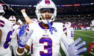 The Buffalo Bills will face the Cincinnati Bengals for 1st time since Damar Hamlin's on-field collapse in an upcoming playoff game. Hamlin is pictured here on January 2