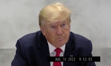 A video of the August deposition the New York Attorney General's office took of former President Donald Trump