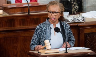House Clerk Cheryl Johnson gavels the House to order on Wednesday