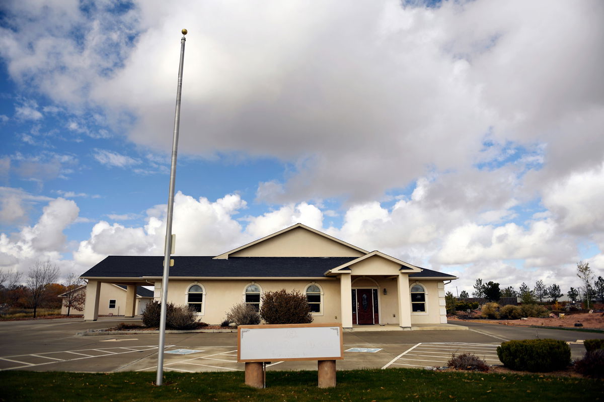 <i>Joe Amon/The Denver Post/Getty Images</i><br/>The Sunset Mesa Funeral Directors & Donor Services building sits empty in Montrose