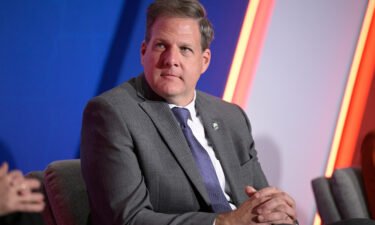 New Hampshire Gov. Chris Sununu takes part in a panel discussion during a Republican Governors Association conference on Nov. 15