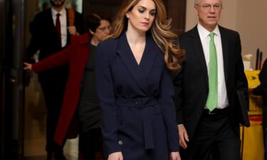 A text exchange between Ivanka Trump’s chief of staff Julie Radford and White House aide Hope Hicks
