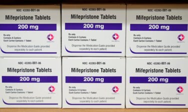 The US Food and Drug Administration is allowing certified pharmacies to dispense the abortion medication mifepristone to people who have a prescription. Boxes of the drug mifepristone sit on a shelf in Tuscaloosa