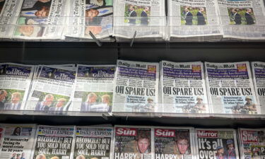 A selection of front pages from various UK daily national newspapers on January 6.