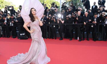 Actress Aishwarya Rai Bachchan at the Cannes film festival in May 2022 in Cannes