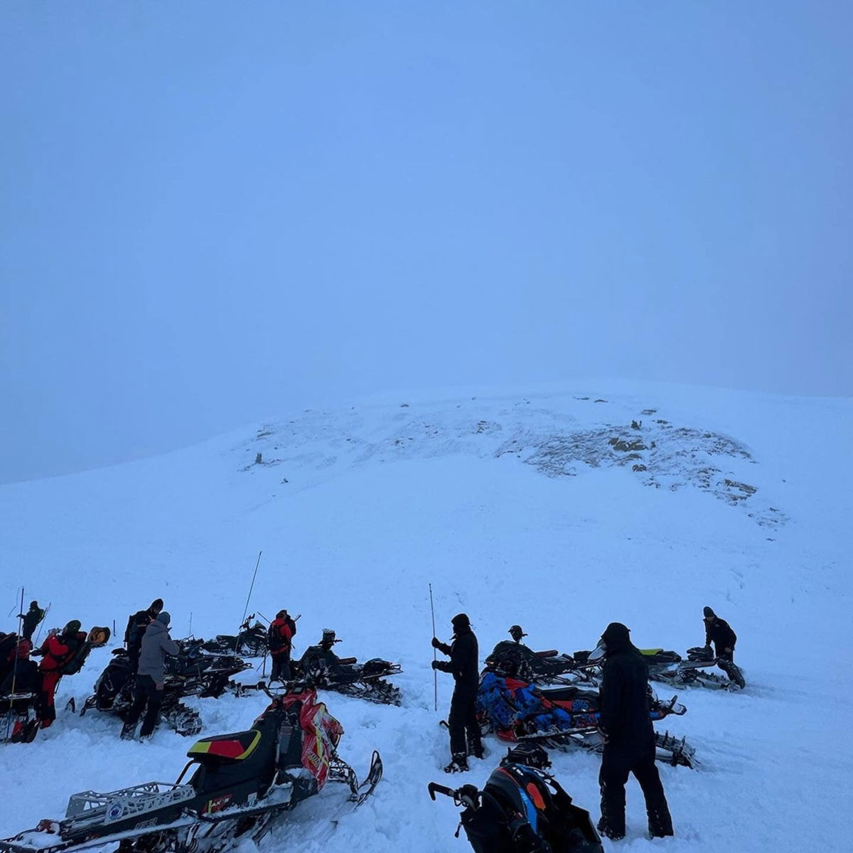 <i>Grand County Sheriff's Office</i><br/>Citizens helped emergency workers search for the avalanche victims.