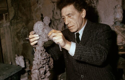 Alberto Giacometti is best known for sculptures of a human figure in plaster or bronze.