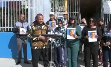 A mother is outraged after a fake memorial was created for her son at a school in South Los Angeles. The memorial said her son had died