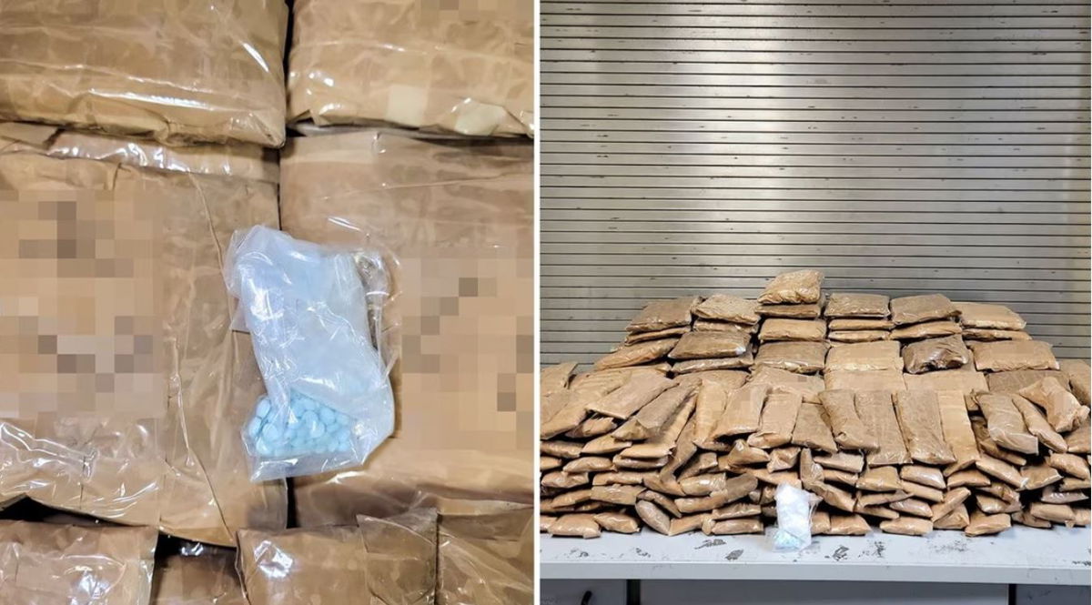 <i>Arizona DPS/KTVK</i><br/>The Arizona Department of Public Safety says over 1.2 million fentanyl pills were seized during a crash investigation.