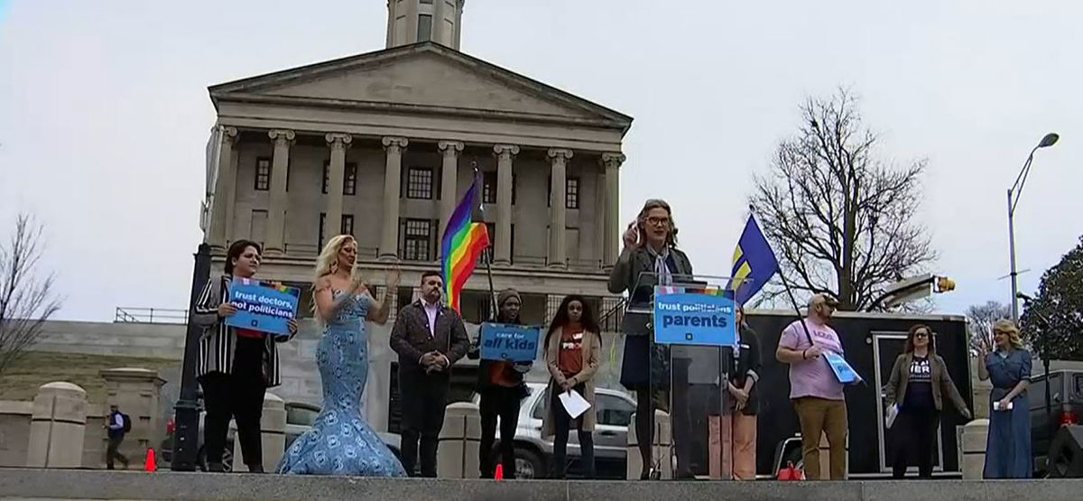 <i></i><br/>A large group of community members and advocacy groups held a “Have a Heart Rally” to protest against legislation impacting the LGBTQ+ community in Tennessee.