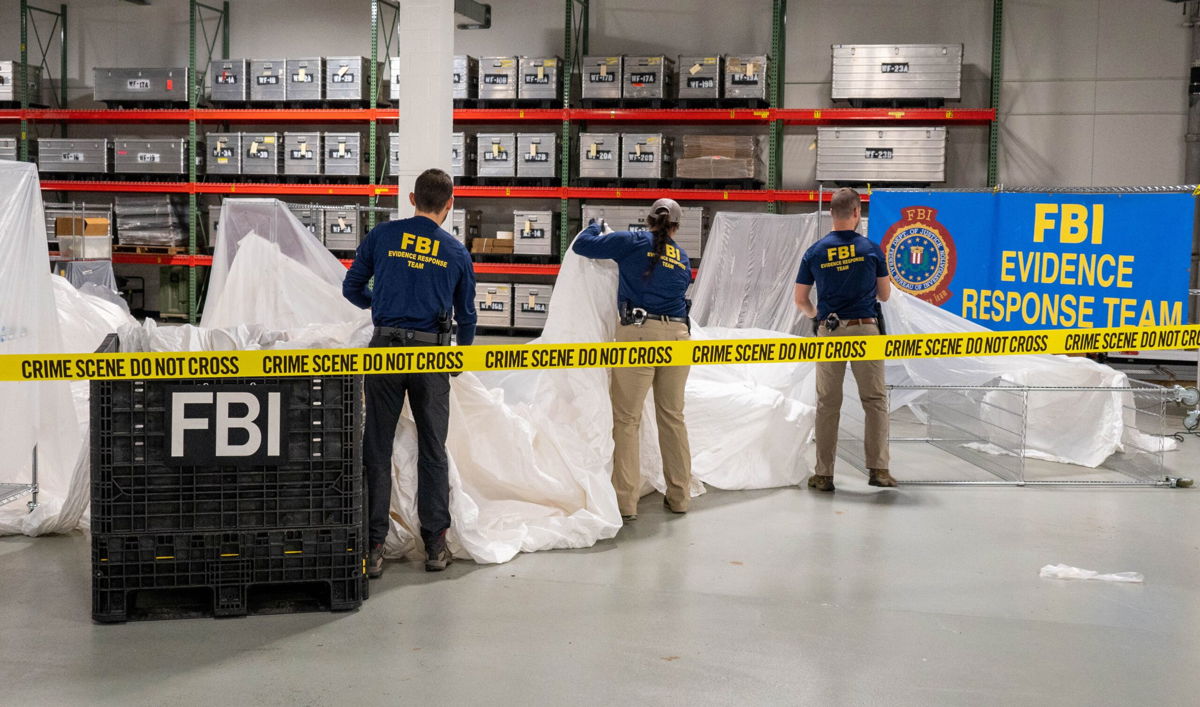 <i></i><br/>The materials are currently being processed at the FBI facility in Quantico